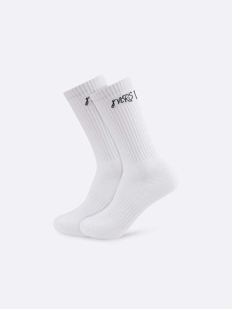 MRS DJK Logo Twin Pack Cushioned Sports Socks