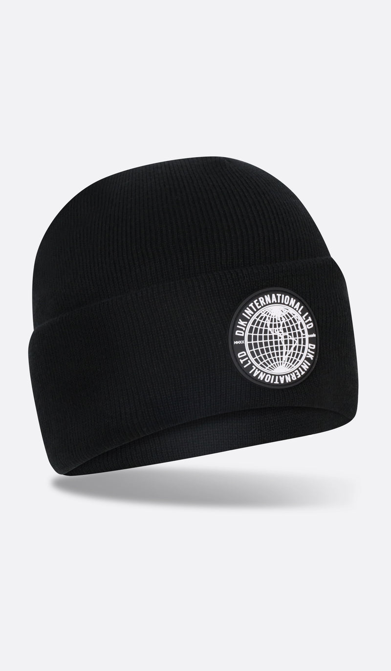 DJK Geo Rubber Patch Logo Beanie