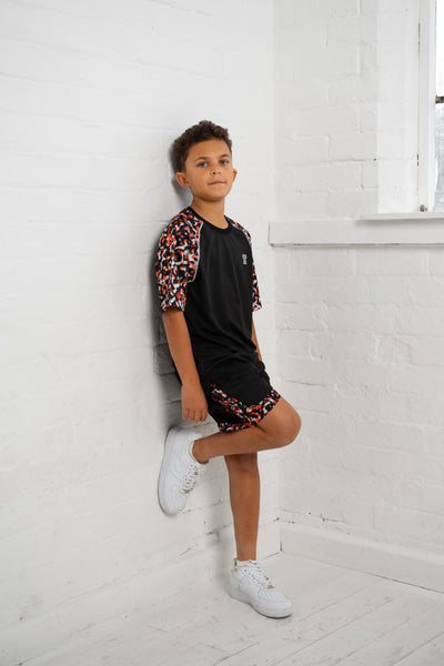 DJK Kids Paint Tech Tracksuit Shorts