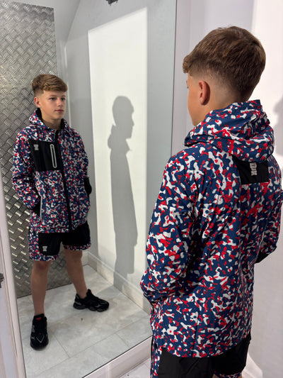 DJK Kids Paint Tech Tracksuit Shorts