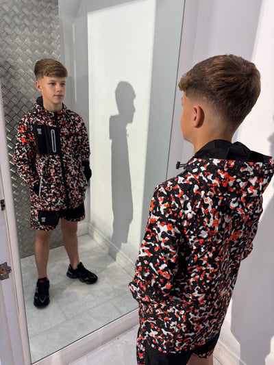 DJK Kids Paint Tech Tracksuit Shorts
