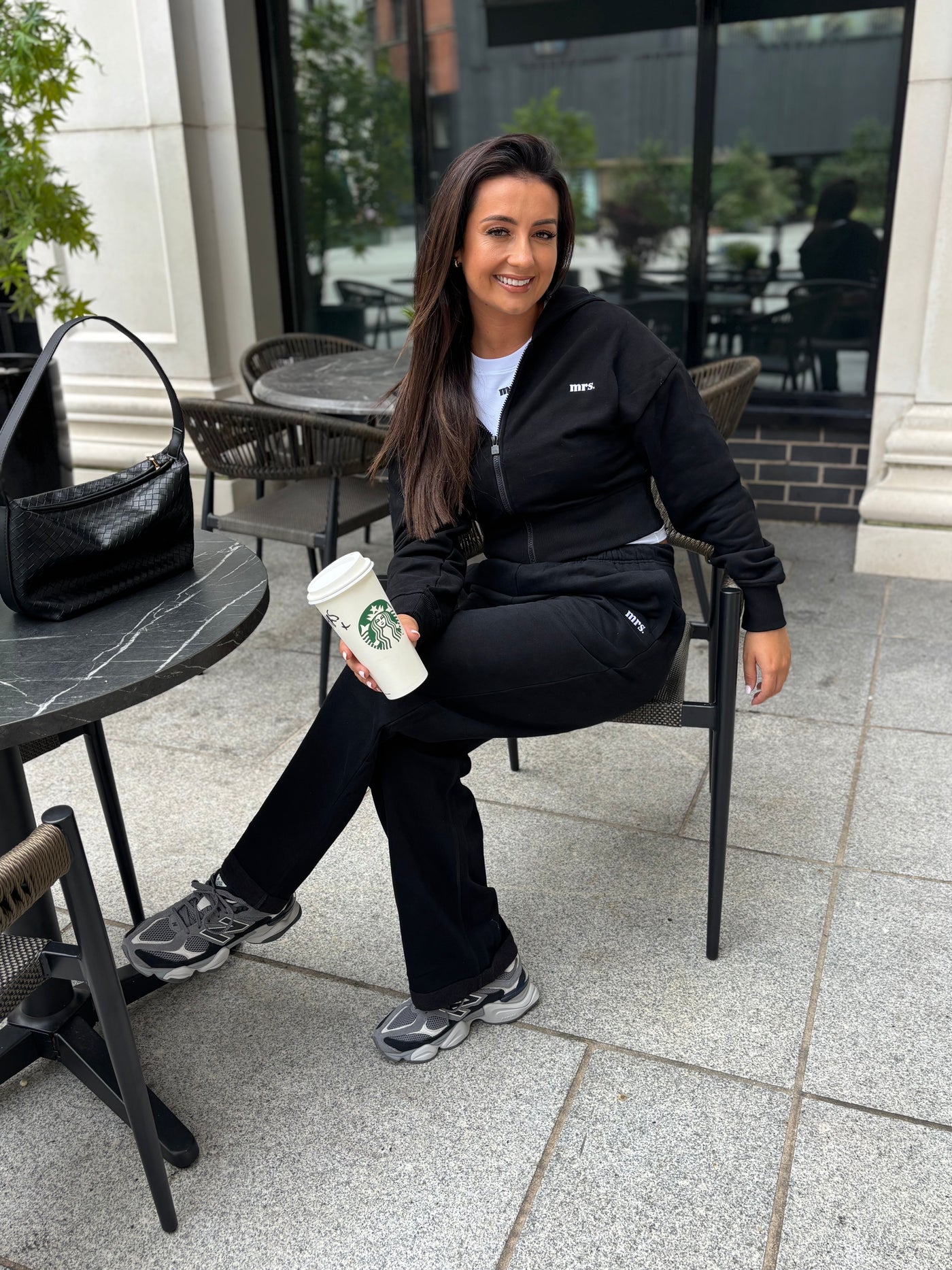 DJK MRS Cropped Zip Hoodie
