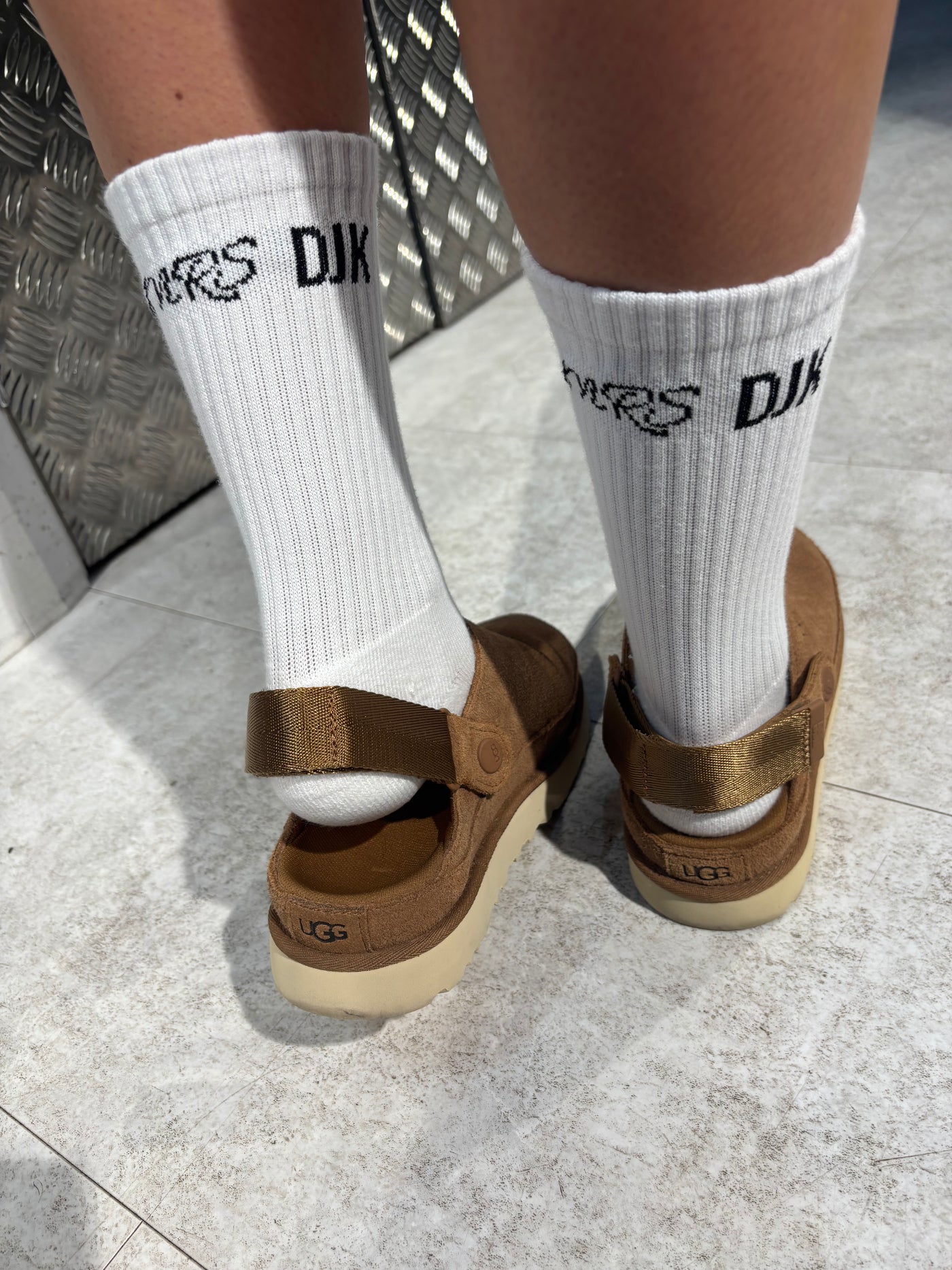 MRS DJK Logo Twin Pack Cushioned Sports Socks