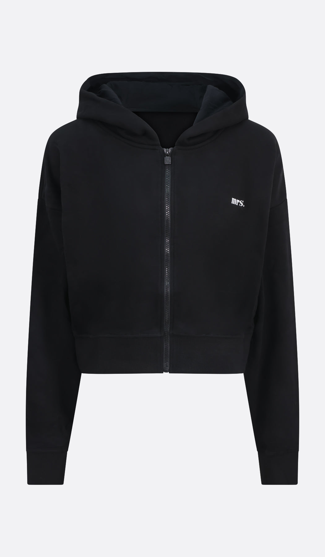 DJK MRS Cropped Zip Hoodie