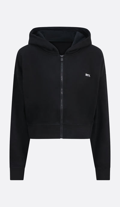 DJK MRS Cropped Zip Hoodie