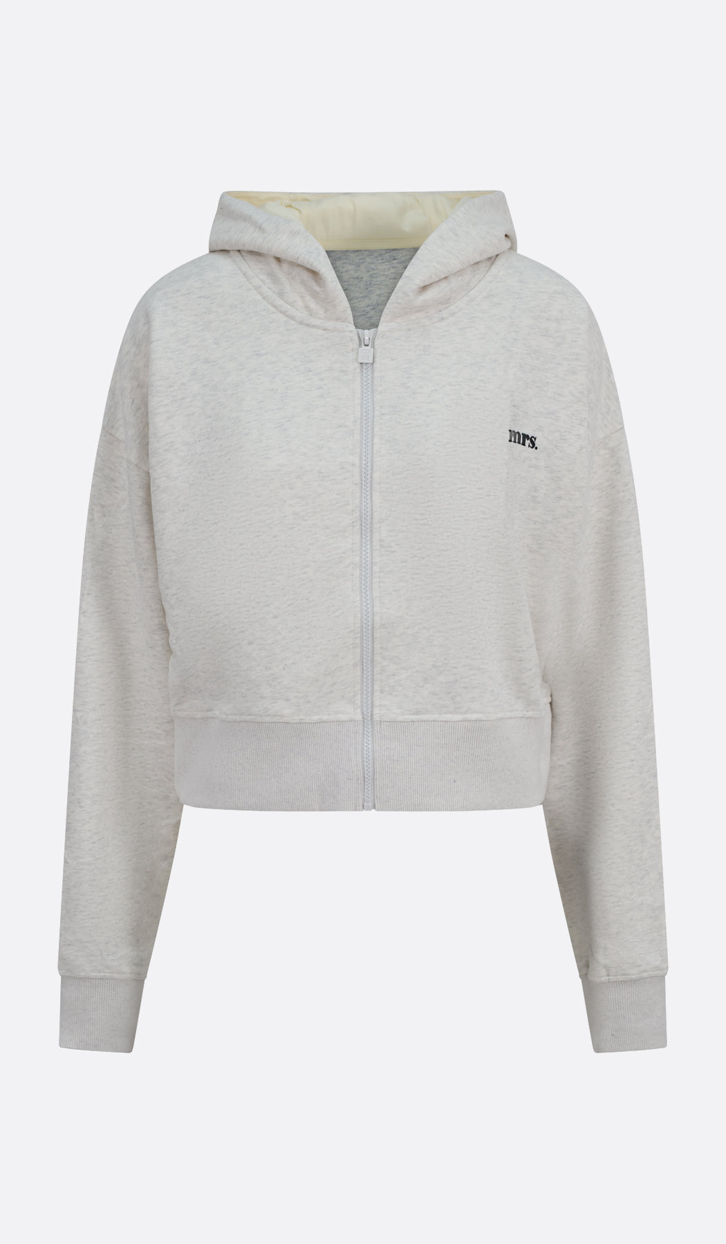 DJK MRS Cropped Zip Hoodie