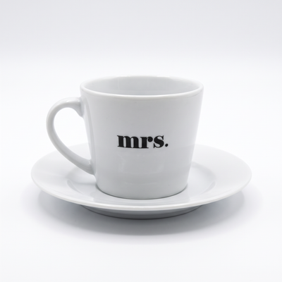DJK MRS Cappuccino Mug & Saucer