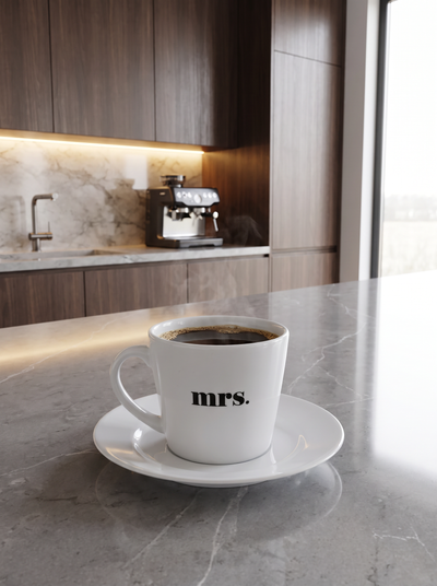 DJK MRS Cappuccino Mug & Saucer